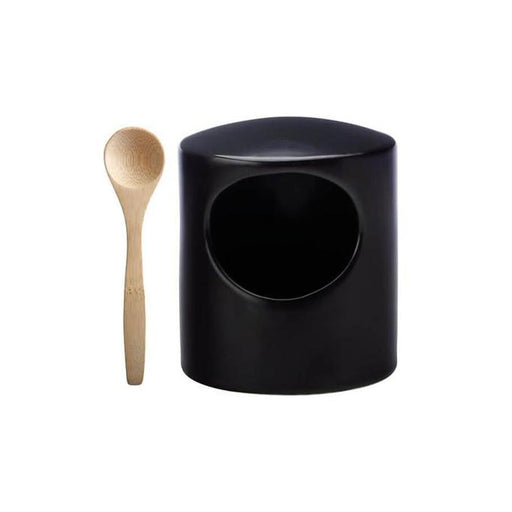 Epicurious Salt Pig Black Gift Boxed_1