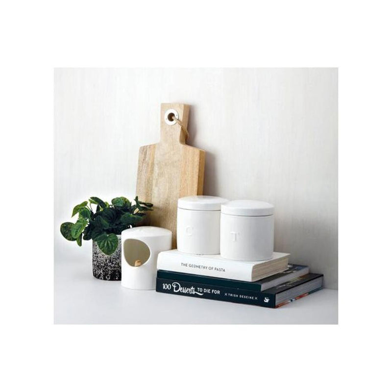 Epicurious Salt Pig White Gift Boxed_2