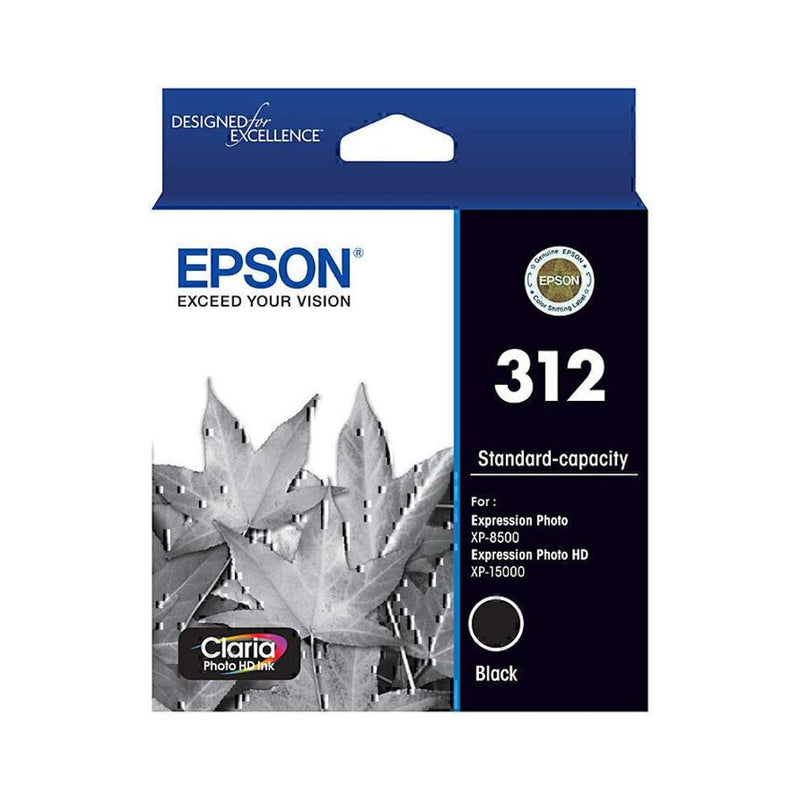 Epson 312 High Yield Black Ink Cartridge C13T183192_1