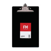 FM Clipboard Black Recycled Plastic Foolscap_2