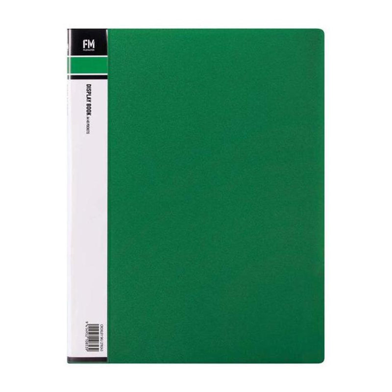 FM Display Book A4 Green 40 Pocket_1