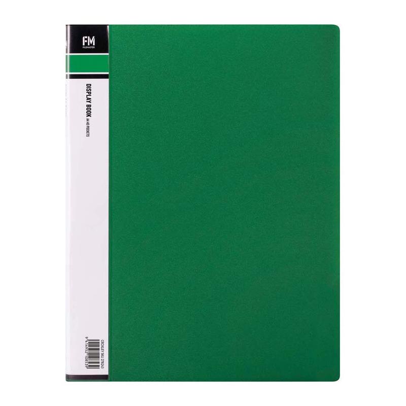 FM Display Book A4 Green 40 Pocket 278243_1