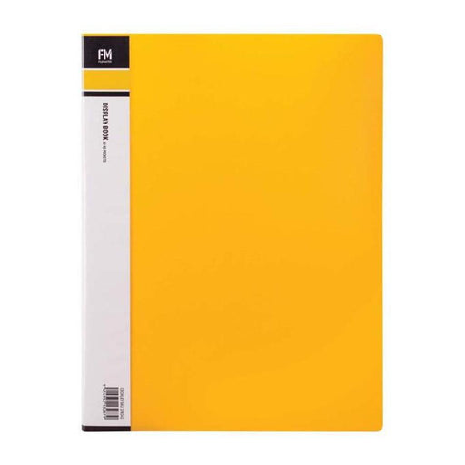 FM Display Book A4 Yellow 40 Pocket_1