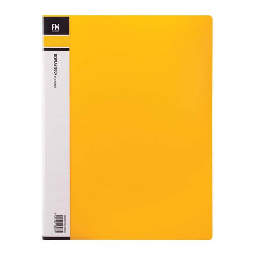 FM Display Book A4 Yellow 40 Pocket 278241_1