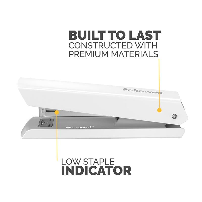 Fellowes LX820 Classic Full Strip Stapler White F100093880_6