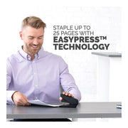 Fellowes LX840 EasyPress Half Strip Stapler Black F5012901_4