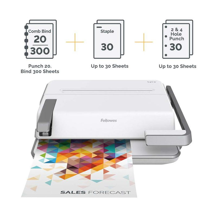 Fellowes Lyra 3-in-1 Manual Binding Centre F5603101_2