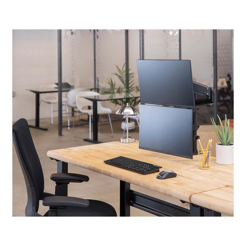 Fellowes Monitor Arm Platinum Dual Stacking F8043401_6