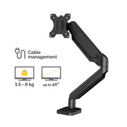 Fellowes Monitor Arm Platinum Single F8043301_3