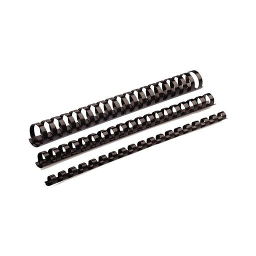 Fellowes Plastic Binding Coils 8mm Black Pack of 100_1