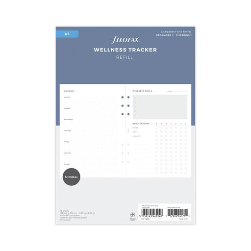 Filofax Organiser Refill Wellness Tracker Refill A5 F132687_1