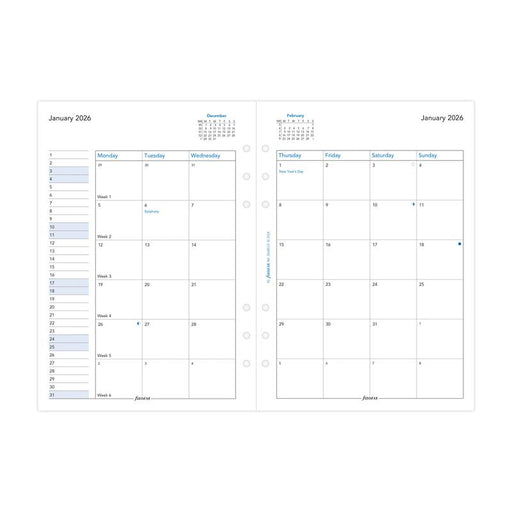 Filofax Refill Classic Month To View A5 2026 1001674_2