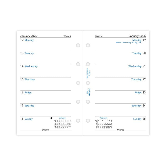Filofax Refill Classic WTV Mini 2026 1001655_2