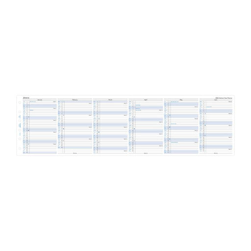 Filofax Refill Year Planner Vertical Pocket 2026 1001658_2