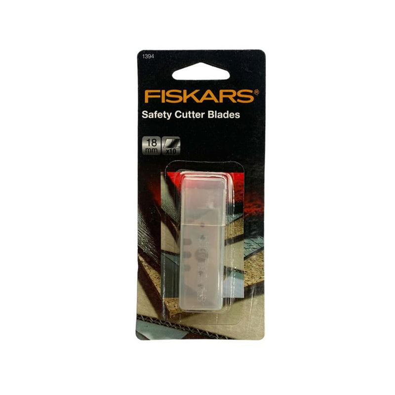 Fiskars 18mm Replacement Blades for Safety Knife Pack of 10_2