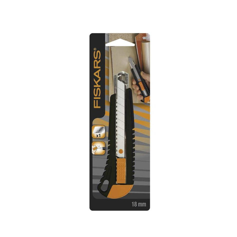 Fiskars 18mm Straight Cutting Knife FK1390 - Ergonomic Design_2