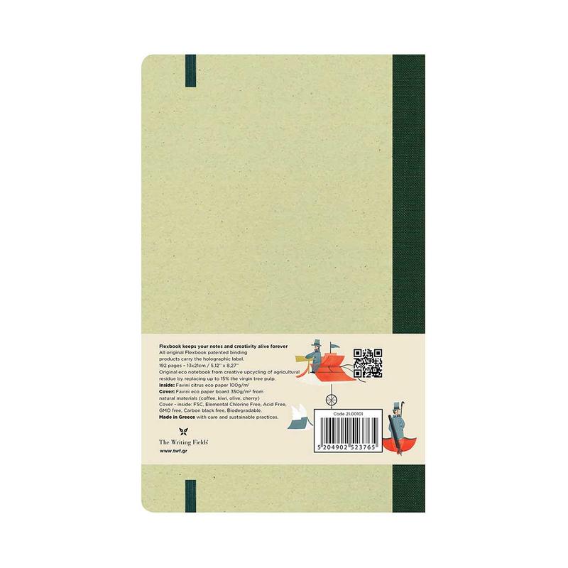 Flexbook Ecosmiles Notebook Medium Ruled Kiwifruit 2100101_3