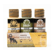 FolkArt Acrylic 59ml Farmhouse Paints - Set of 6, Matte Finish_1