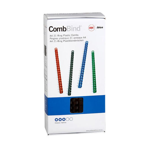 Gbc Binding Comb 14Mm Black Pk100 BEP14BK100_1