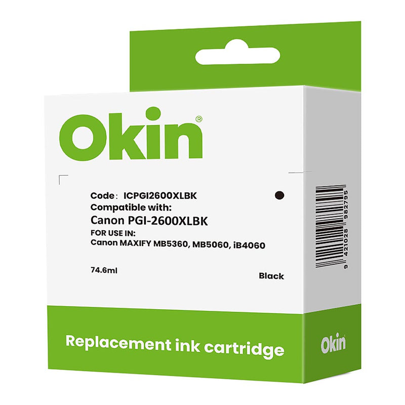 Okin Compatible Canon PGI2600XL Black Ink Cartridge