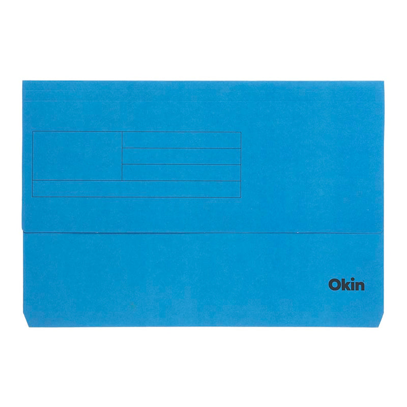 Okin Card Document Wallet FS Blue