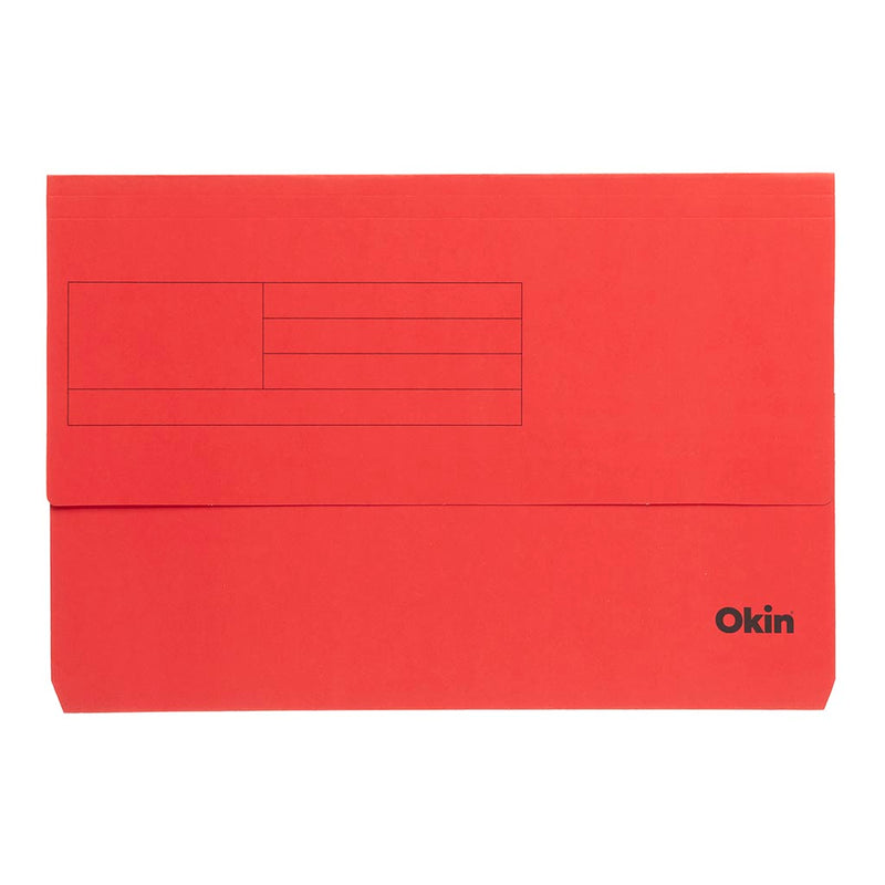 Okin Card Document Wallet FS Red