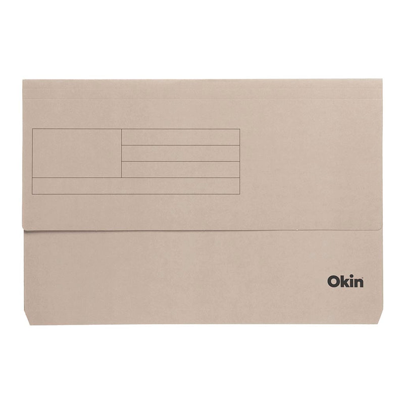 Okin Card Document Wallet FS Grey