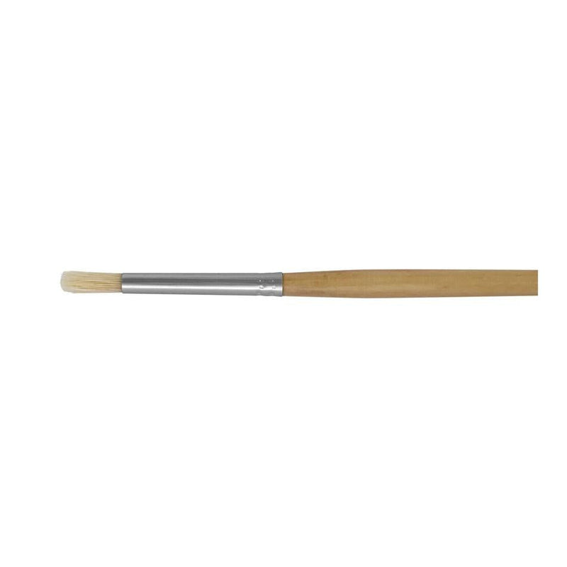 Jasart 582 Hog Round Brushes - Size 3, Oil Painting, Soft Bristle_1