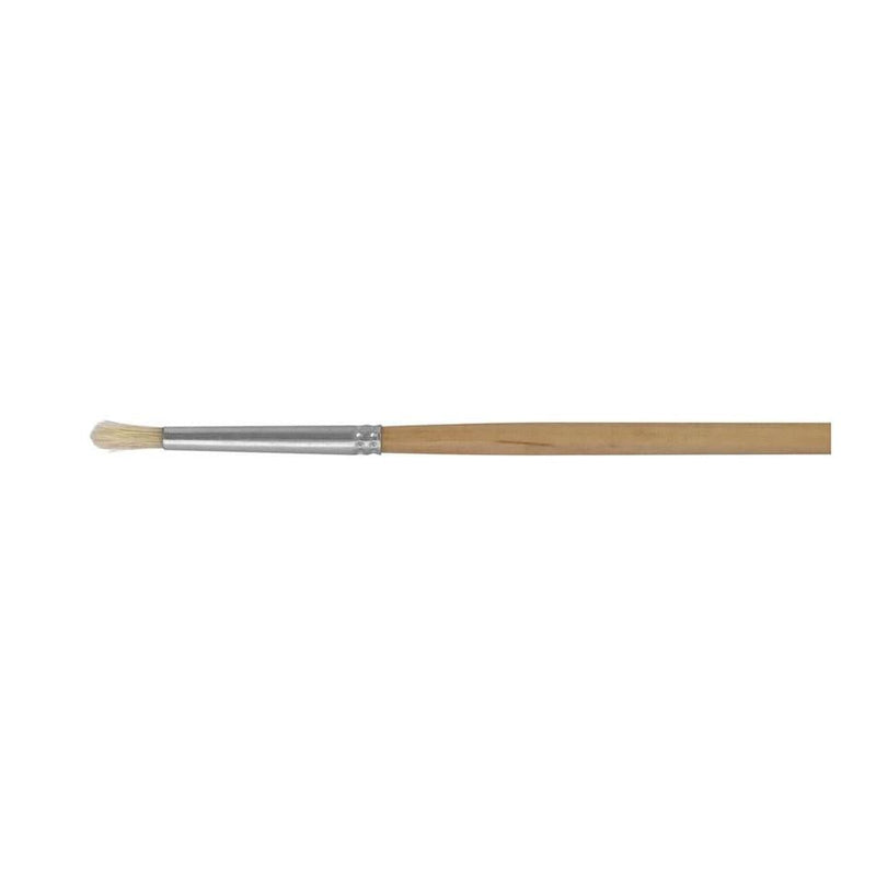 Jasart 582 Hog Round Brushes - Soft Hog Bristle, Oil Painting_1