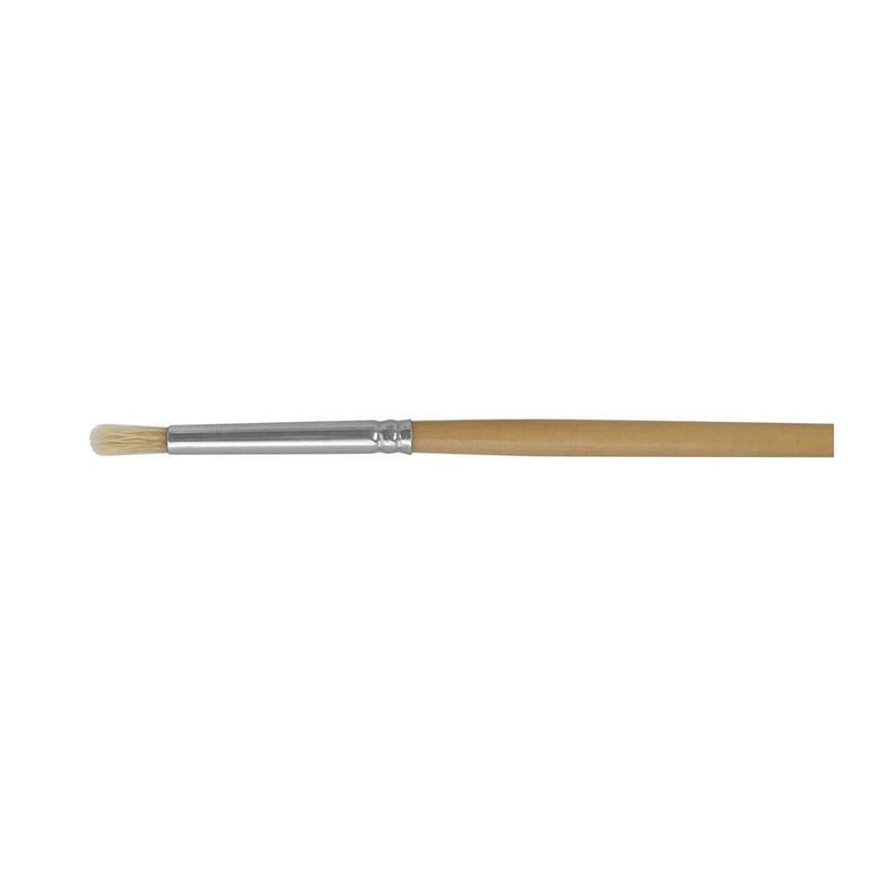 Jasart 582 Hog Round Brushes - Soft Hog Bristle, Oil Painting_2