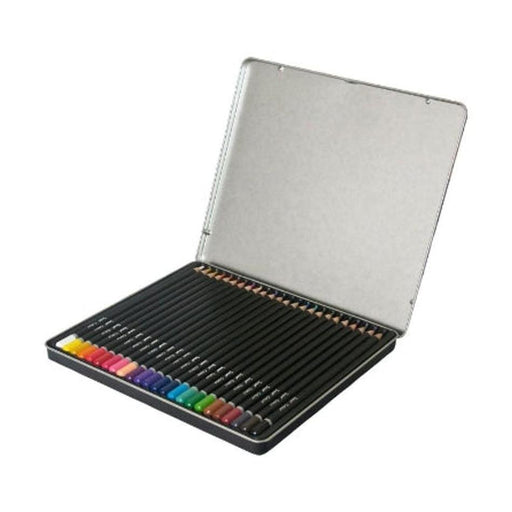 Jasart Studio Colour Pencils Tin of 24, Non-Toxic, Acid-Free_2