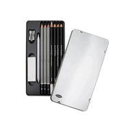 Jasart Studio Sketching & Drawing Set of 10 in Metal Tin_2