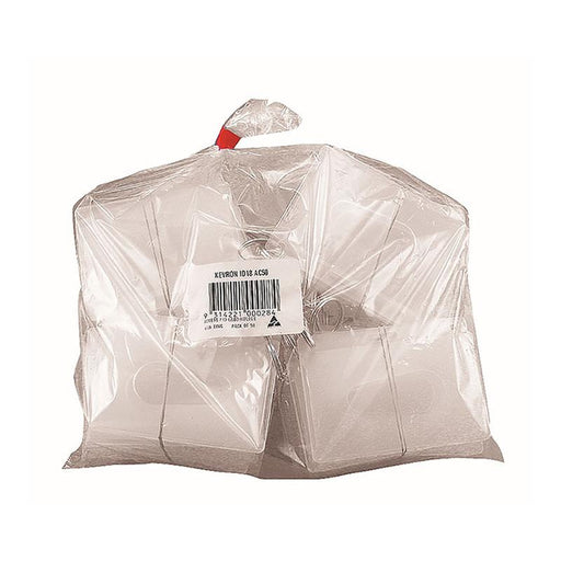 Kevron Id18 Id Card Holder With Ring Clear Bag 50 46776_1