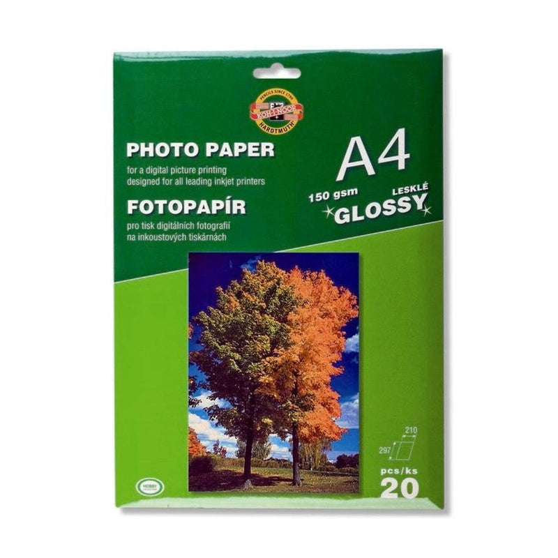 Koh-I-Noor Photopaper Gloss A4 150gsm, Craft Supplies_1