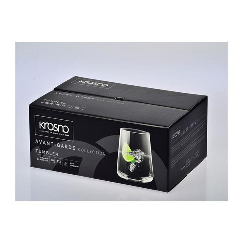 Krosno Avant-Garde Tumbler 430ML 6pc Gift Boxed KR0255_3