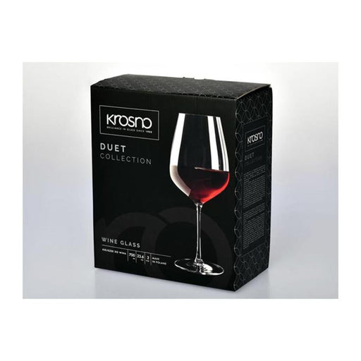 Krosno Duet Wine Glass 700ML Set of 2 Gift Boxed KR0342_2