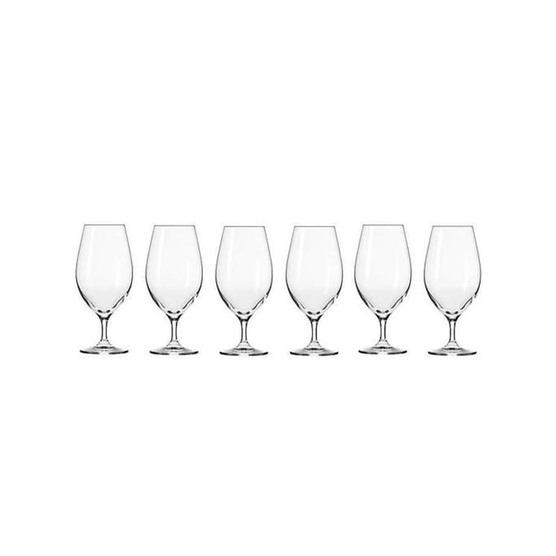 Krosno Harmony Beer Glass 400ML 6pc Gift Boxed KR0268_1