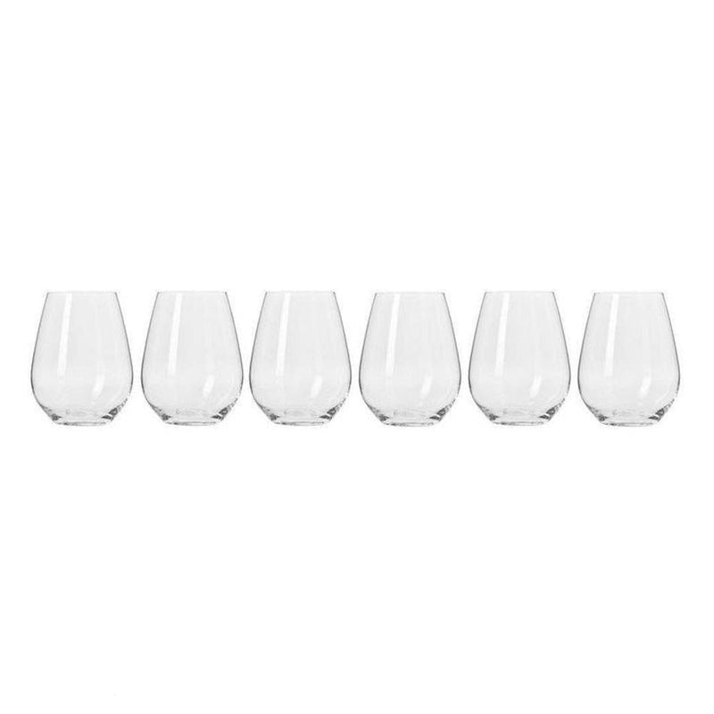 Krosno Harmony Stemless Wine Glass 440ml Set 6_1