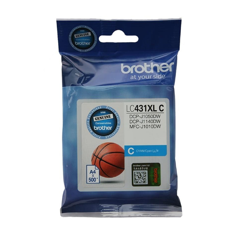 Brother LC431XLC Cyan High Yield Ink