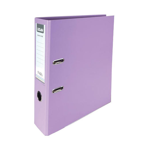 Ledah Pastels Binder Purple A4 Lever Arch 300011_1