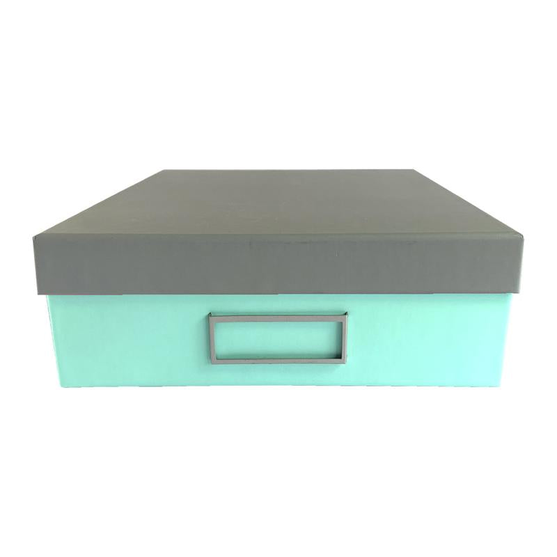 Ledah Pastels Storage Box A4 Green 300029_1
