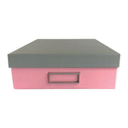 Ledah Pastels Storage Box A4 Pink 300025_1