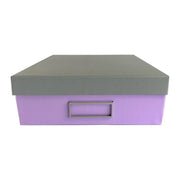 Ledah Pastels Storage Box A4 Purple 300027_1