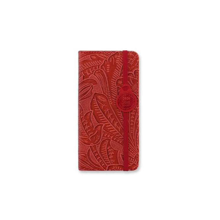 Letts of London Diary Baroque Slim WTV Red 2026 1001621_2