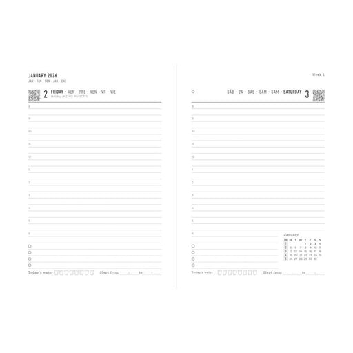 Letts of London Diary Gradient A6 DTP Appts Blue 2026 1001649_2