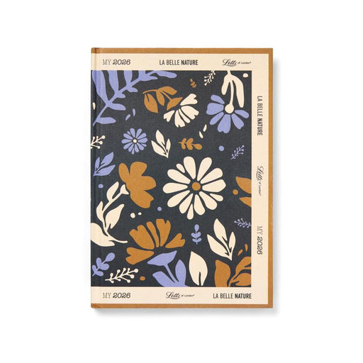 Letts of London Diary La Belle Nature A6 DTP Appts Blue 2026 1001640_1