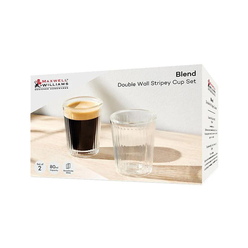 MW Blend Stripey Double Wall Cup 250ml Set 2 Gift Boxed_1