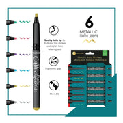 Manuscript Callicreative Metallic Markers Set Of 6_2