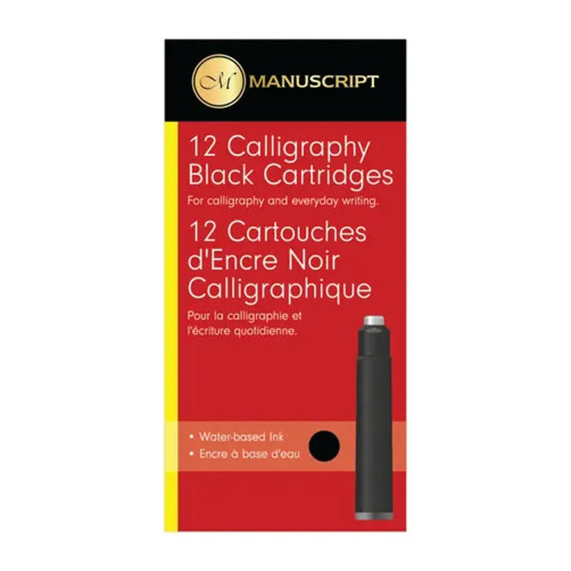 Manuscript Cartridges - Fountain Pen, Standard Size, Water Soluble_1