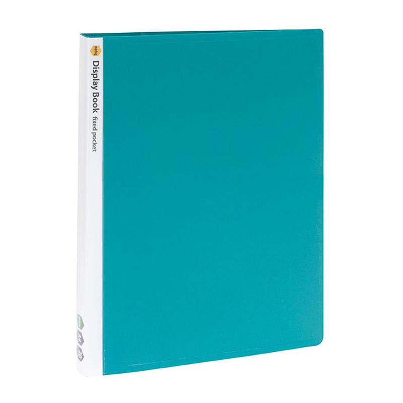 Marbig Non-Refillable Display Book 20 Pocket Green 2003804_1